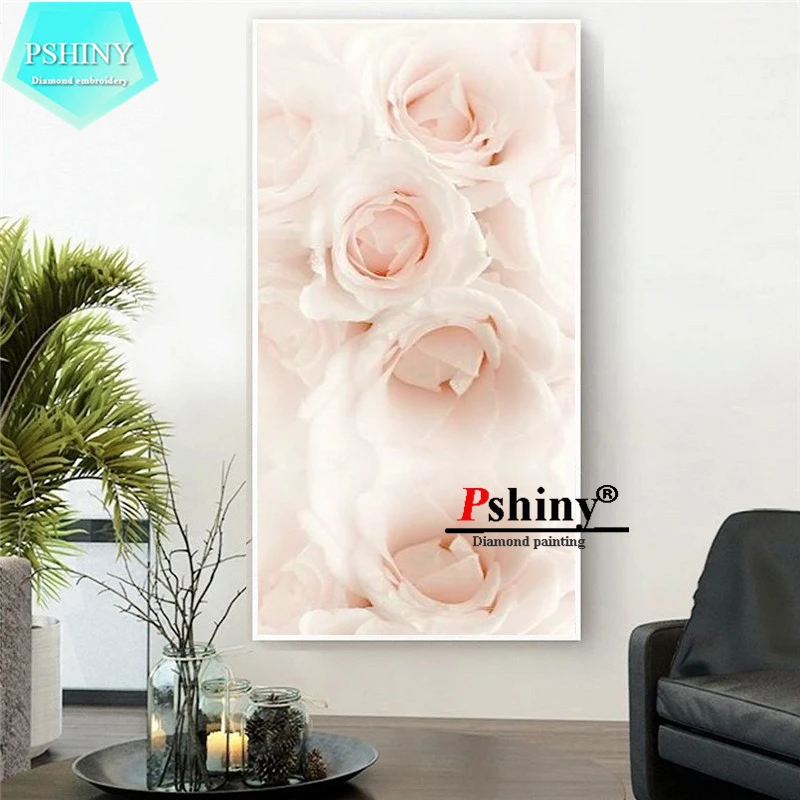 ПШИНЫ 5D Своими руками Алмазная вышивка Продажа Розы Цветы Полное сверление Круглый страз Картина Крестик Новые поступления.