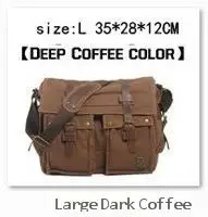 

Wear Resistant Canvas Bag With Crazy Horse Leather Postman Bag Leisure Men's And Women's One Shoulder Messenger Bag Computer