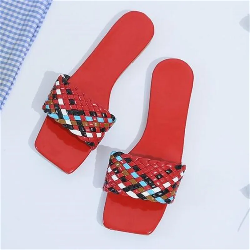 

Color womens slippers large size summer new style platform slides fashion women shoes casual breathable sandals women's slippers