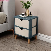 furniture chest organizer nordic easy living room bedroom display storage cabinet bedside tables modern assembled small cabinet