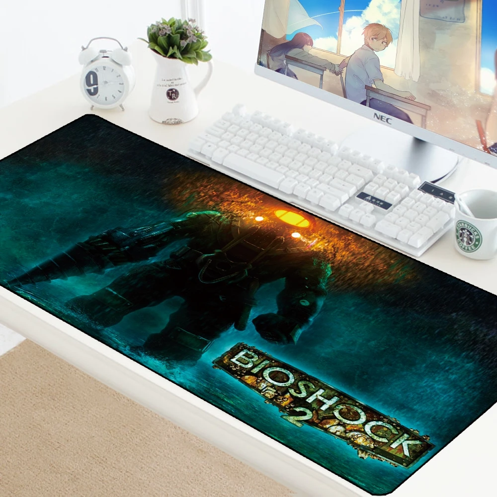 Игровой коврик для мыши Bioshock, коврик для офисной мыши, коврик для настольной мыши, коврик для мыши, ПК, геймера, игровые коврики, игровая клавиатура, аксессуары для компьютера