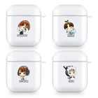 KPOP STRAY KIDS CHIBI Chan WOOJIN прозрачные чехлы для Apple Airpods 3 2 1 Наушники Bluetooth беспроводной Чехол для Airpods Pro Coque