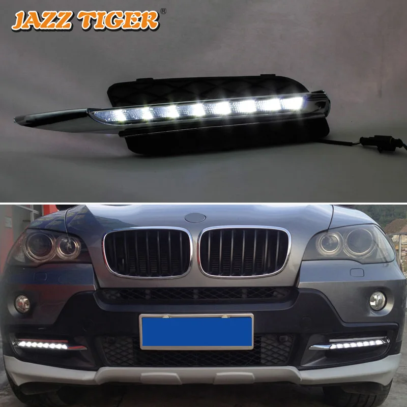 Дневные ходовые огни для BMW E70 X5 2007 2010|Фара авто в сборе| |