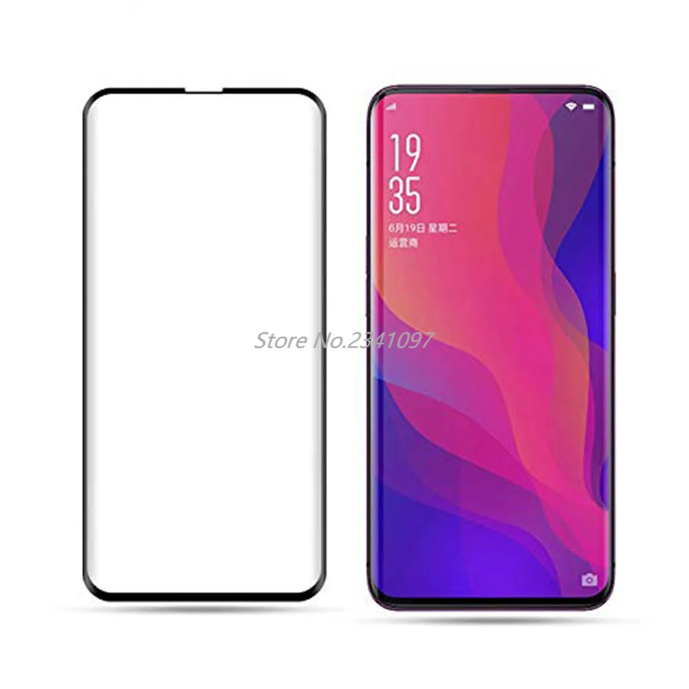 Закаленное стекло 9D с полным покрытием для OPPO FIND X X2 9H HD Защита экрана PRO защитная