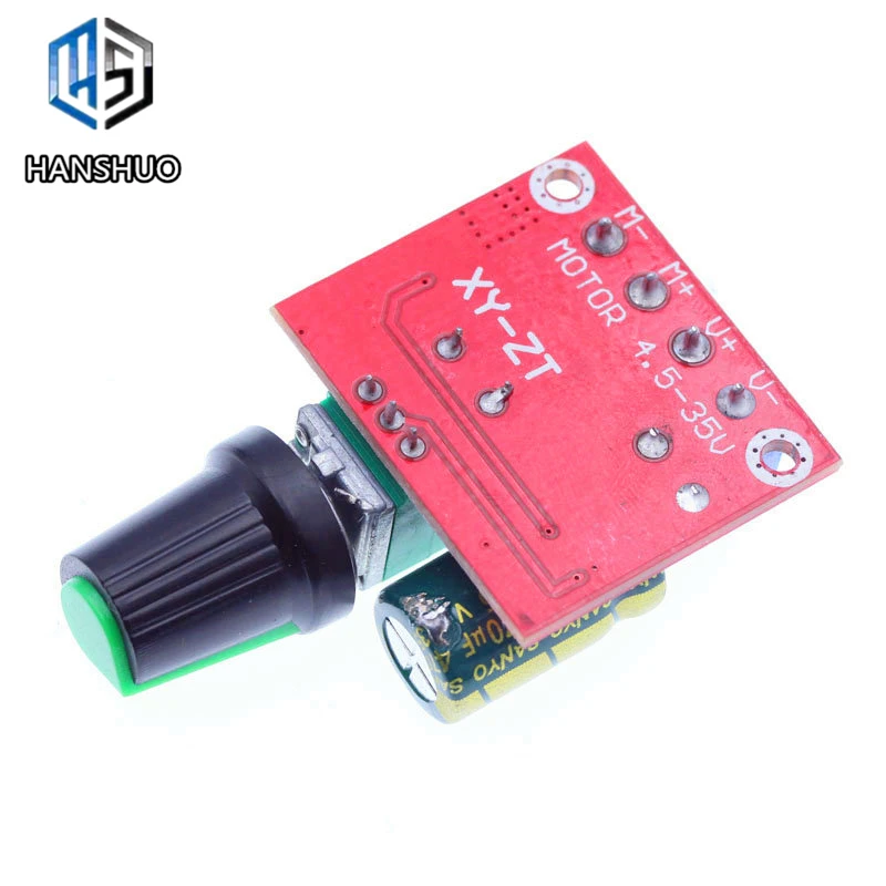 Мини 5A 90 W PWM 12 V Управление ador de с. Максимальная скорость двигатель постоянного тока модуль DC-DC 4,5 V-35 V с. Максимальная скорость регулируемые regulador де Управление де
