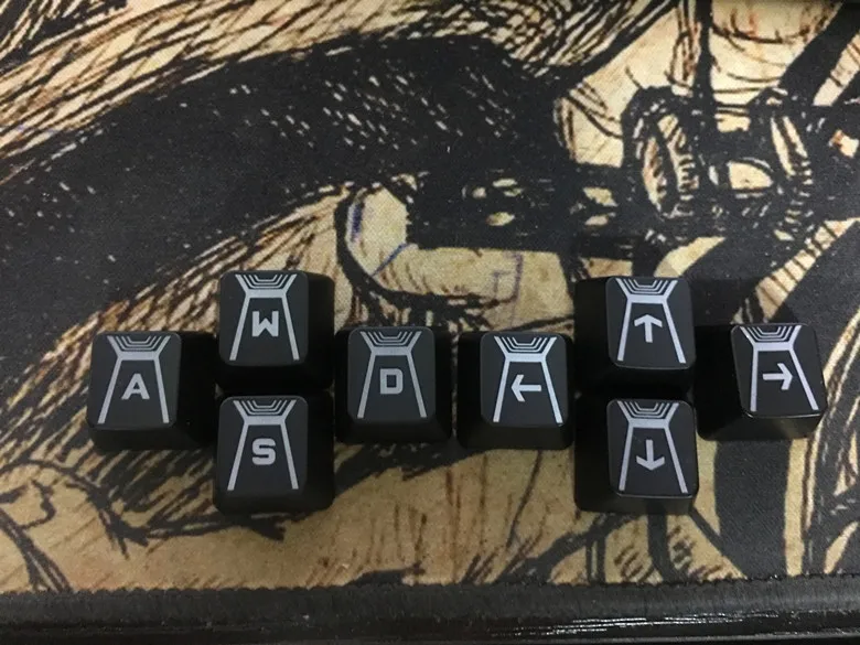 Оригинальная Заводская Прозрачная крышка ключа для Logitech G810 WSAD направление