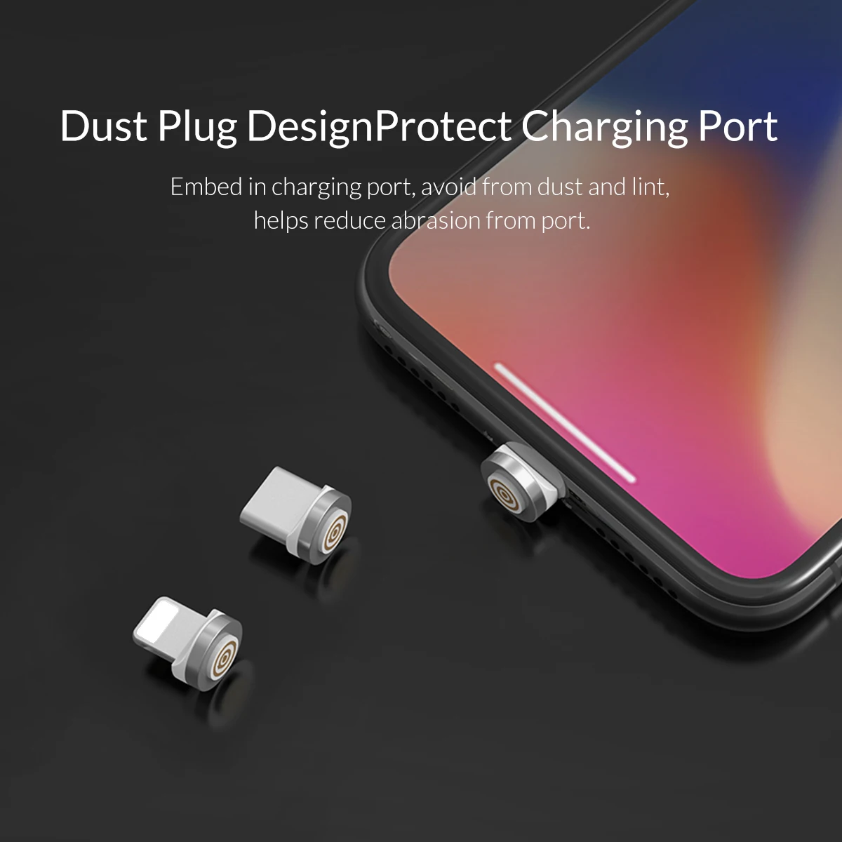 Магнитный адаптер ORICO Micro USB для устройств Android, разъем для зарядки для мобильных телефонов iphone, samsung, huawei, Xiaomi