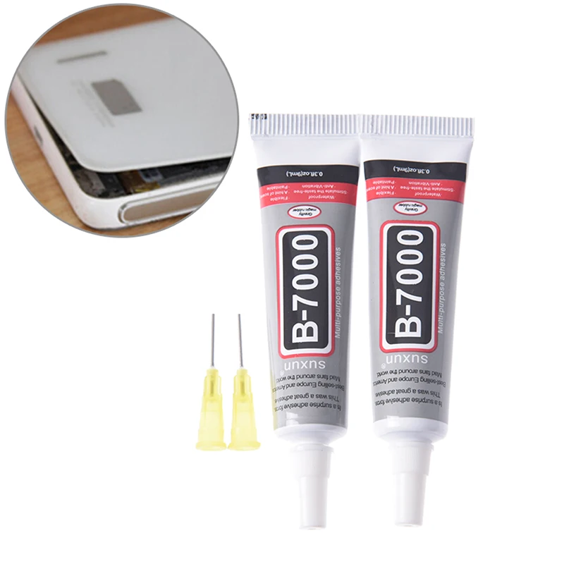 

2pcs 9ml Diy Cell Phone Touch Screen Glass Super Glue Best B-7000 Glue Multipurpose Adhesive Epoxy Resin DIY Craft