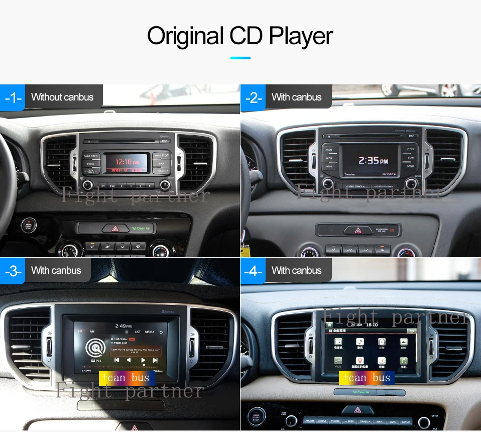 2.5D+IPS Android 9.0 Car Radio Multimedia Player GPS Navigator For KIA Sportage 4 2016 2017 2018 2019 KX5 Audio NO DVD | Автомобили и
