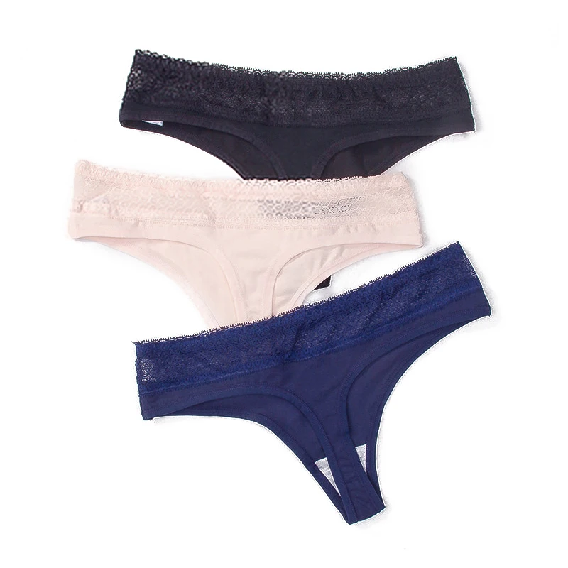 

Трусики для женщин из хлопка; Прямая поставка; 3 шт. мягкие полосатые женские трусы Однотонные трусы для девочек с рисунками из мультфильма «...