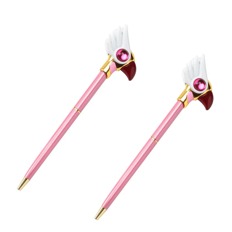 Гелевая ручка с рисунком из аниме карты 0 5 мм металлическая волшебная шариковая