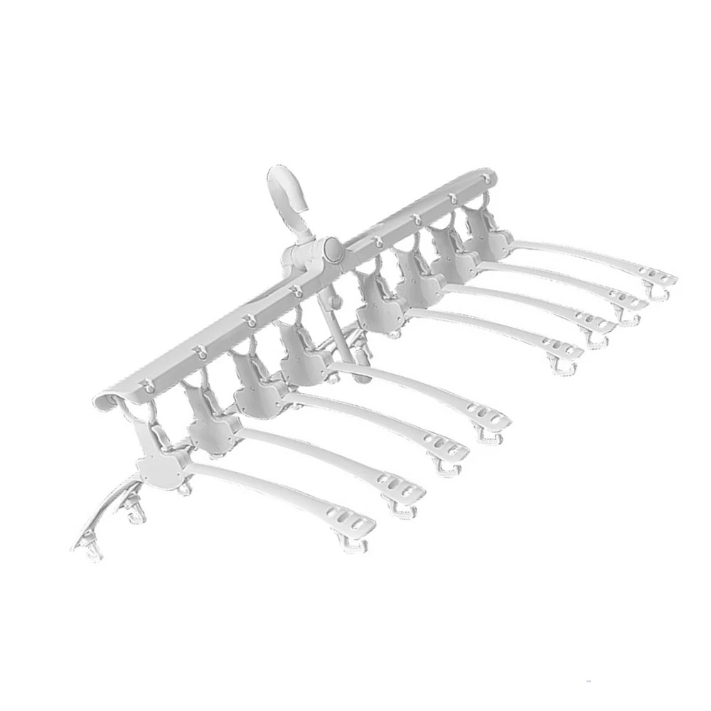 

Multifunctional Rotatable Folding Drying Rack Plastic Cloth Hanger Hook Windproof Blanket Heavy Drying Rack Laundry Storage