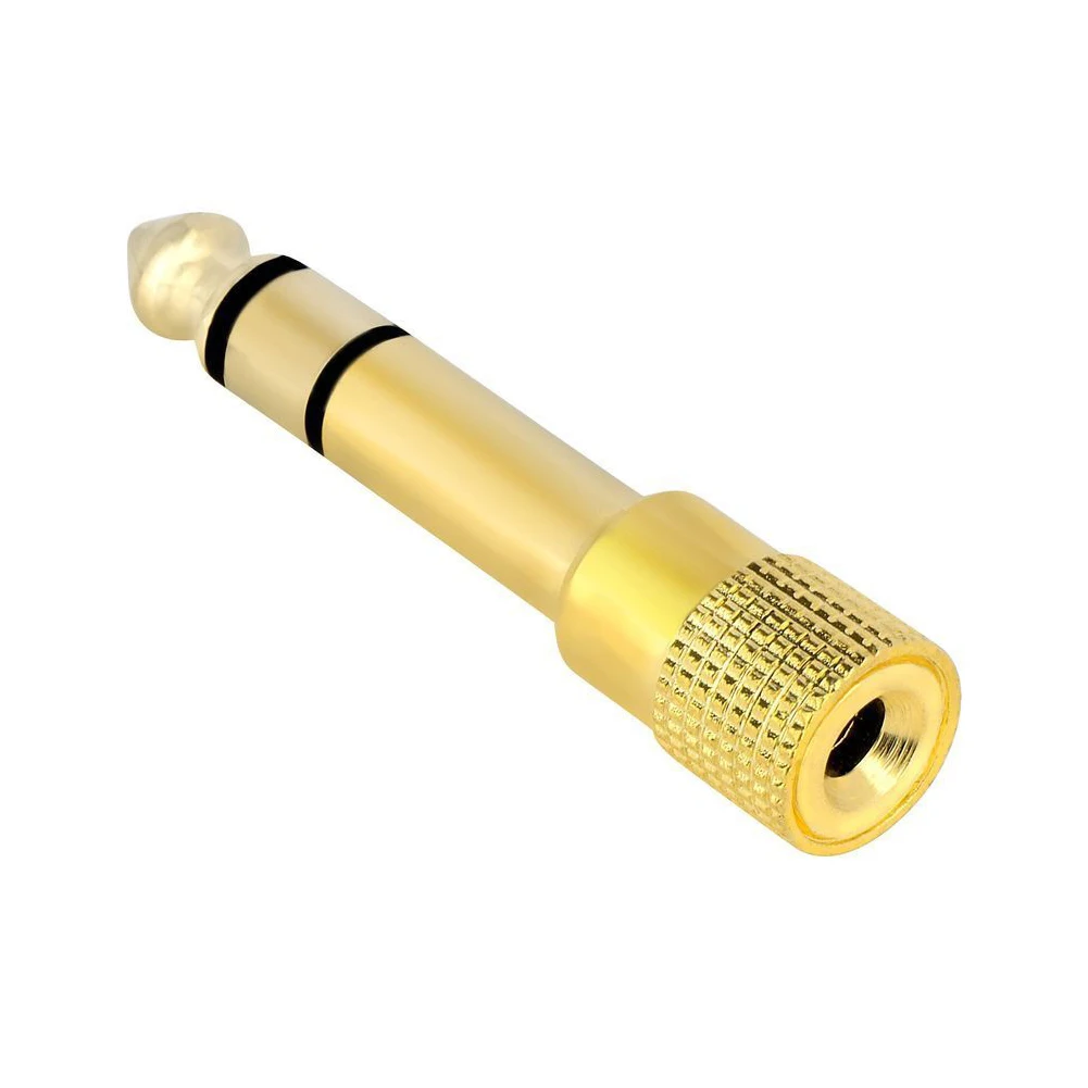 Electronic Practical Replacement Female Accessories Universal Jack Male Plug Portable Stereo Audio Adapter |