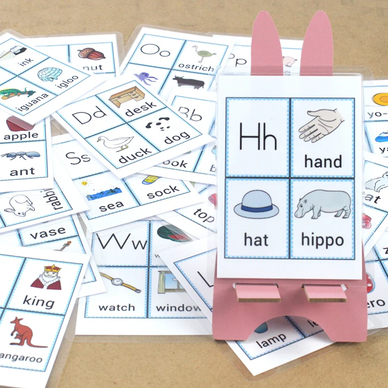Детские ABC буквы Обучающие английские познавательные карты пособия детские