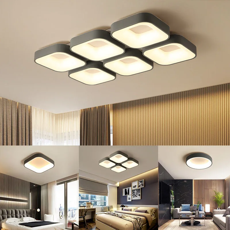 

nordic luzes de teto led panel lights hallway lamp LED ceiling lamp Bedside Aluminum lighting light ceiling light fans