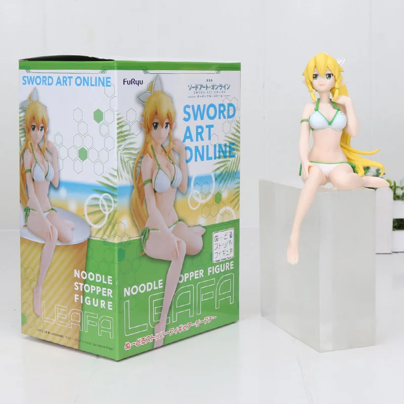 yellow hair with box Sword Art онлайн фигурка SAO YUI Super Sonico фигурка лапша стоппер фигурка Fate Grand Order 14 см - Цвет: yellow hair with box