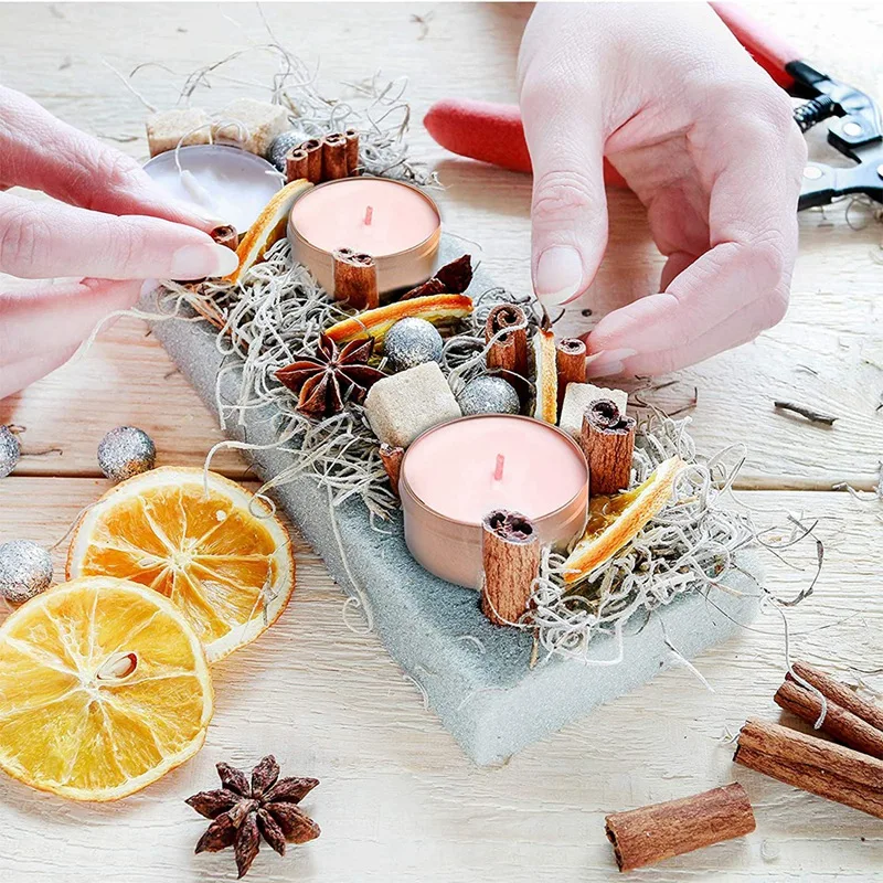 12 шт. жестяные контейнеры для свечей 4 унции банки изготовления