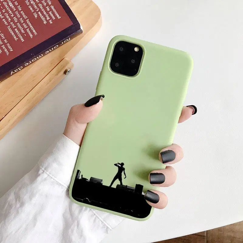 

Travis Scott Phone Case Green Candy Color for iPhone 6 7 8 11 12 s mini pro X XS XR MAX Plus