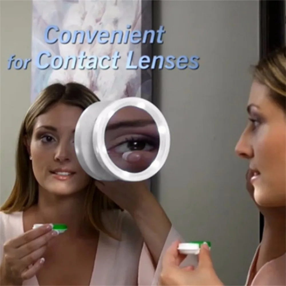 Портативное зеркало для макияжа с вращением на 360 градусов профессиональное 8