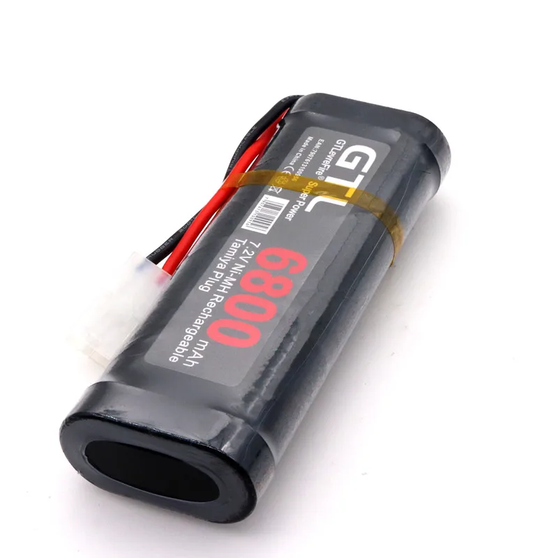 Аккумулятор 7,2 V 6800mah NiMH аккумулятор для RC автомобиля грузовика Багги лодки Танк Ni-MH Baterias серый супер мощность
