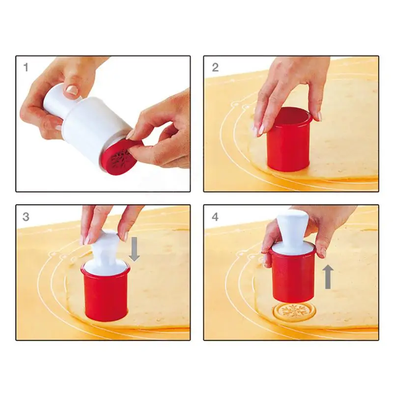 Новый креативный Рождественский набор штампов для печенья 6 рисунков мультяшная