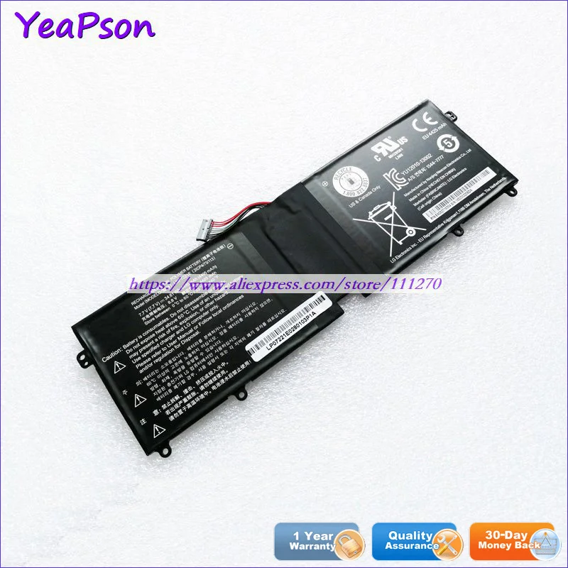Аккумулятор Yeapson 34.61Wh 7 V LBG722VH LBP7221E для LG Gram 13Z940 14Z950 15Z960 15Z975 Series|Аккумуляторы
