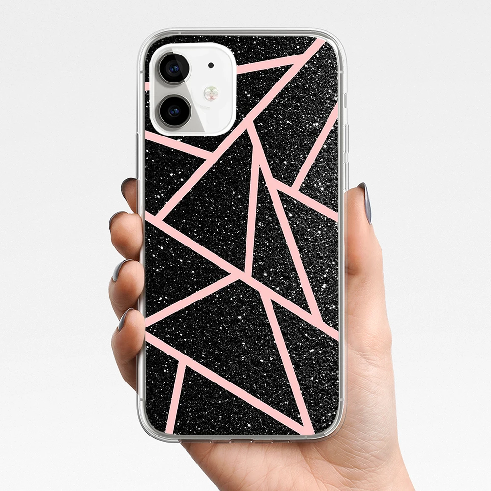 

For Huawei Honor 8 8X bling sequins girl princess Black TPU Soft Rubber Phone Cover 9 9LITE 10 View9 10 10lite 20lite 20