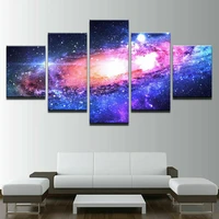 no framed canvas 5pcs outer space galaxy nebula universe exoplanets wall art posters pictures home decor paintings decorations