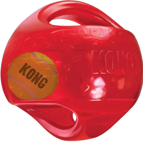 Размер M/L, игрушка для собачьего мяча KONG Jumbler, игрушка для собачьего футбола, цвет варьируется