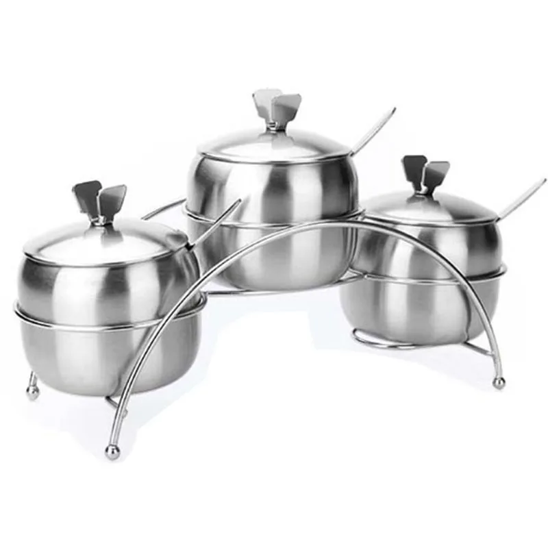 Нержавеющая сталь баночка для специй соли перечница канистра креативные мост