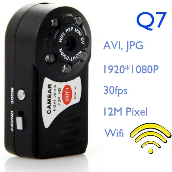 Q7 мини-камера P2P Wi-Fi микро DV Безопасность IP Беспроводная Удаленная камера