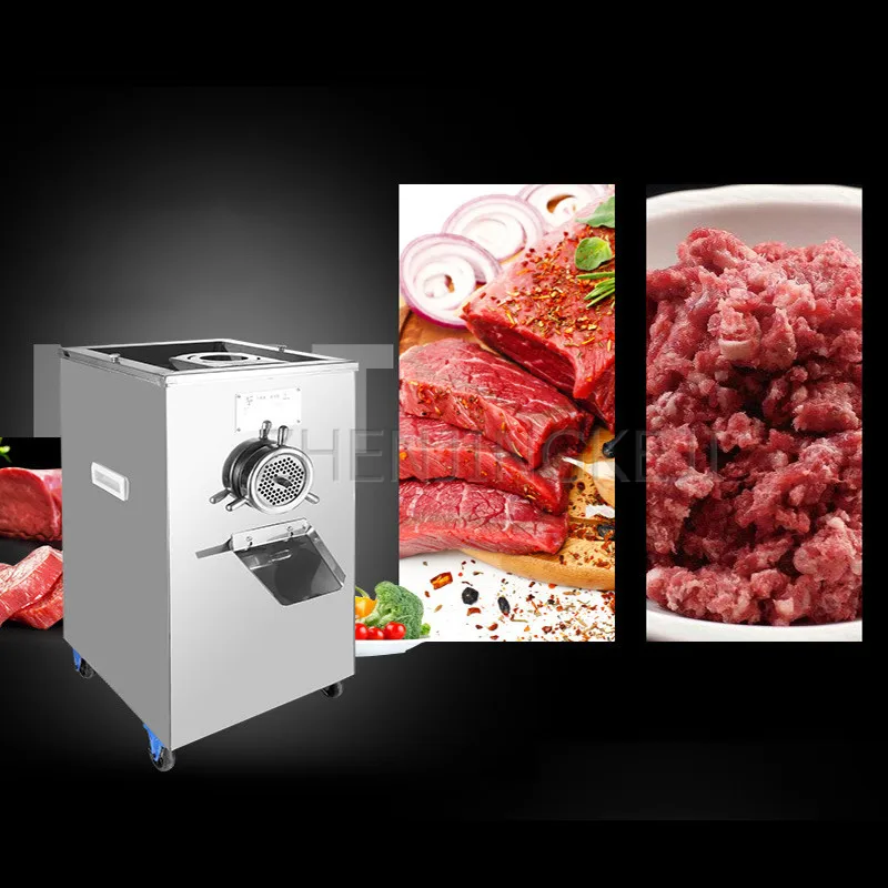 

Large Commercial Multifunction Meat Grinder Stainless Steel Fully Automatic 220V Fish Shredder Home Electric Easy To Wash Mincer