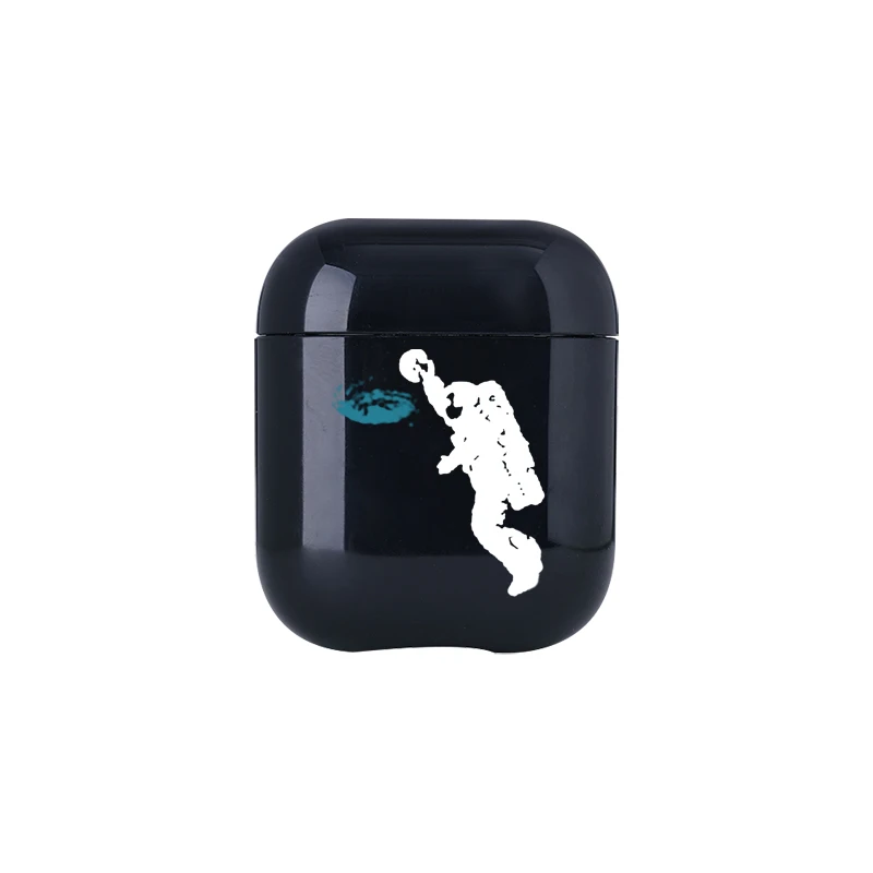 Мультяшные милые Air Pods чехол для Apple airpods чехол Роскошный Космос астронавт Bluetooth наушники чехол для Airpods наушники Жесткий - Цвет: I01081S