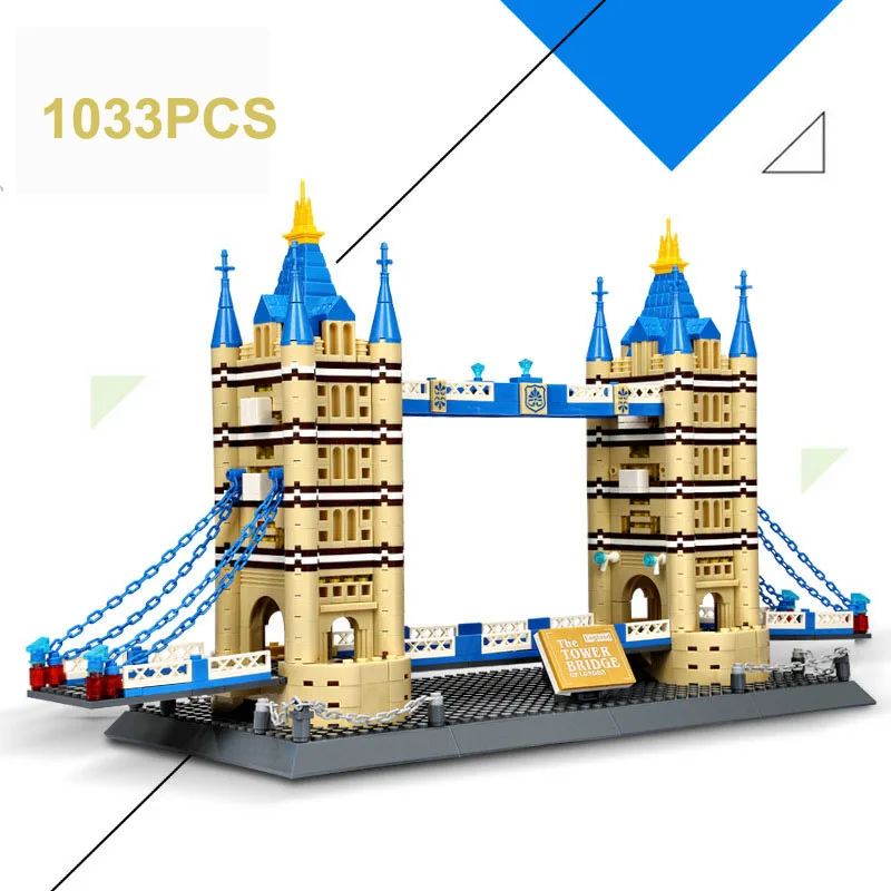 Известный архитектурный строительный игрушечный монтажный блок кирпич