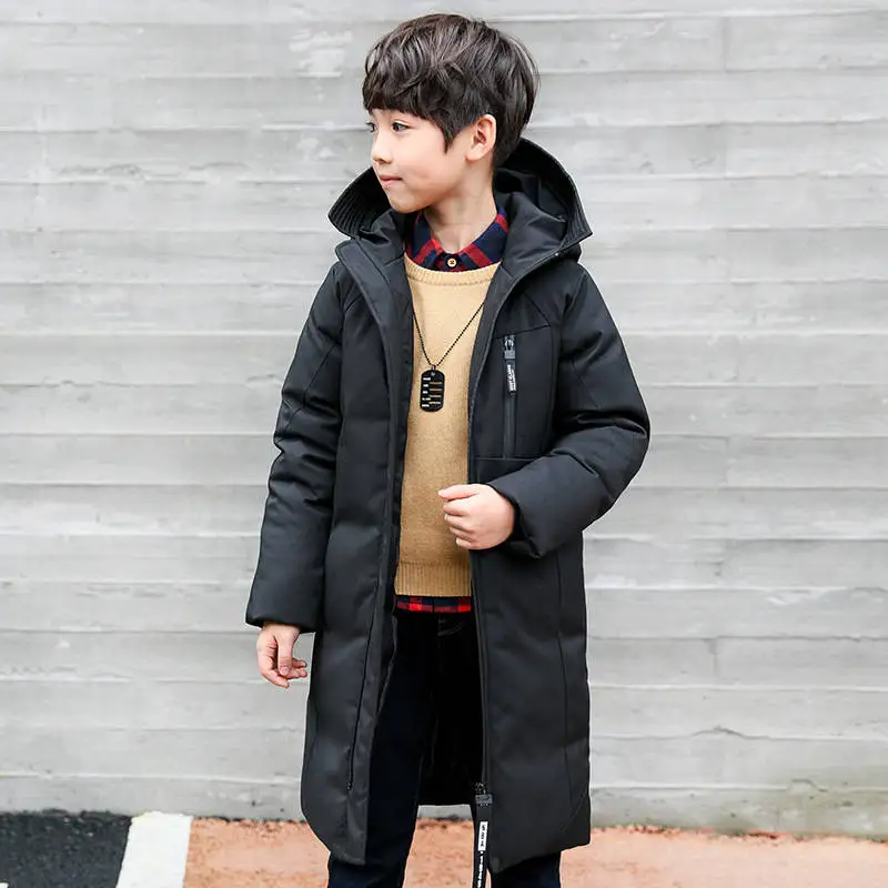 boy print-black Пуховики для девочек; теплая верхняя одежда для малышей; плотные пальто для мальчиков; ветрозащитные детские зимние куртки; детская зимняя верхняя одежда с героями мультфильмов - Цвет: boy print-black