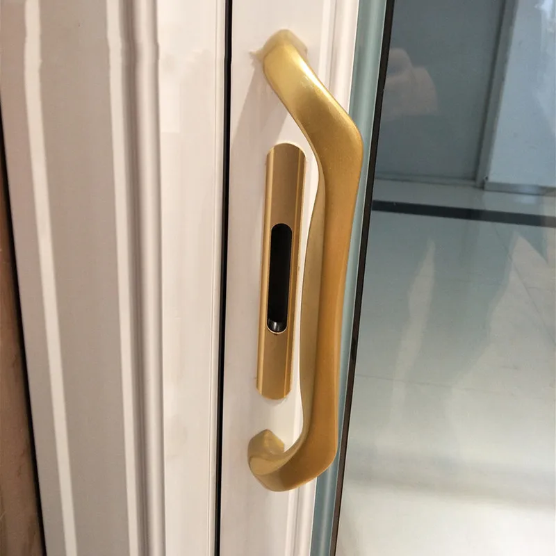 

Simple Heavy door handles interior glass sliding doors Window Large knob save effort Push-pull for closet barn alloy Hardware