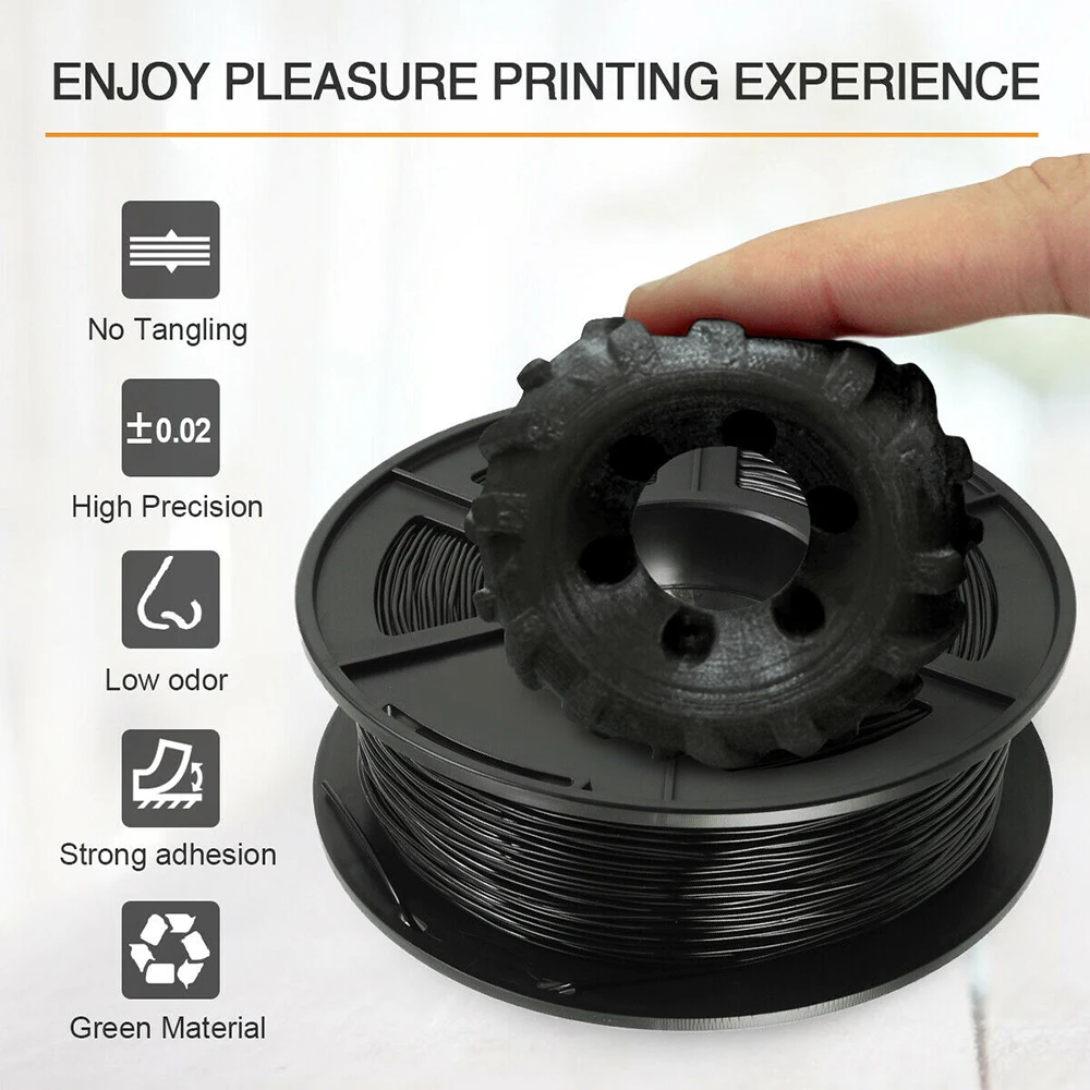 tpu filament 1 75mm 0 5kg high accuracy flexible tpu 3d printer filament for printing keyrings insoles mobile phone cases free global shipping