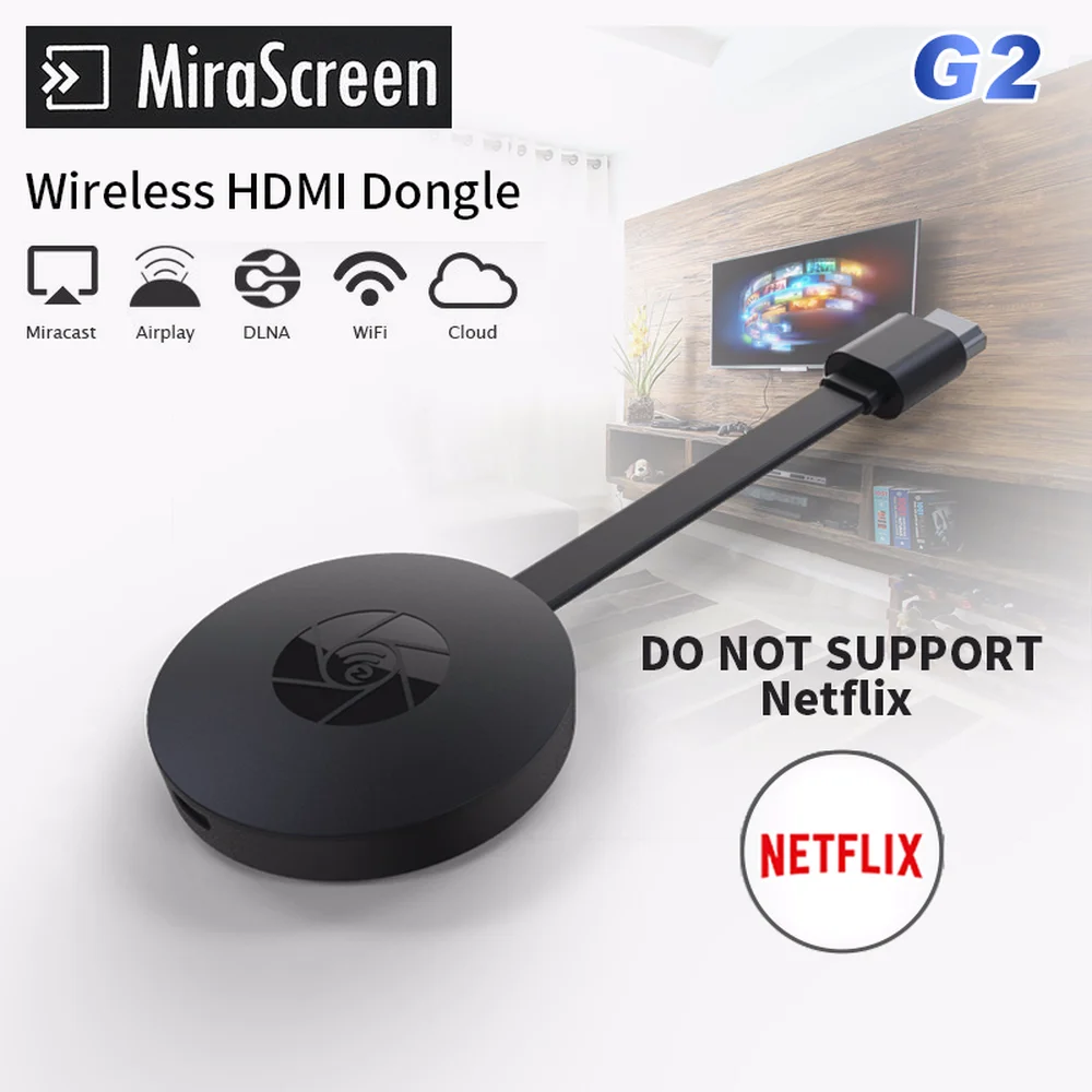 Mirascreen G2 ТВ палка 1080P HDMI WiFi дисплей ключ приемник Поддержка IOS для Miracast Anycast Iphone PC PK M2