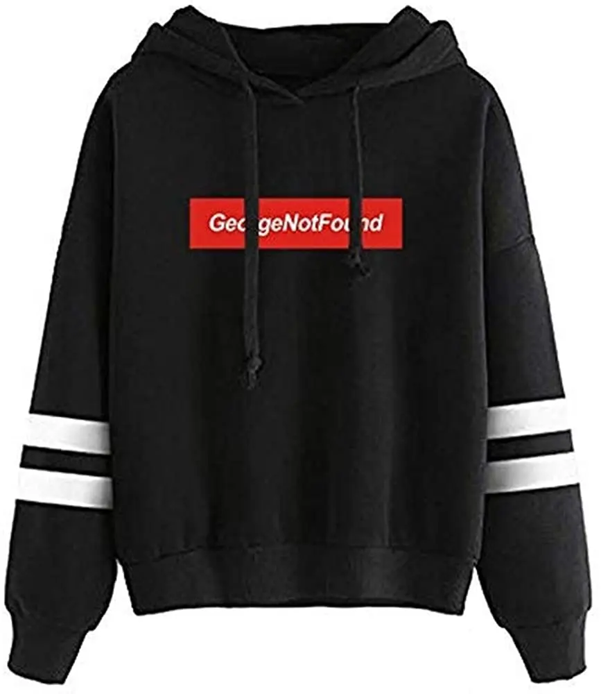 Hoodis georgenotfind Merch Logo для женщин/мужчин толстовка с длинным рукавом и капюшоном |