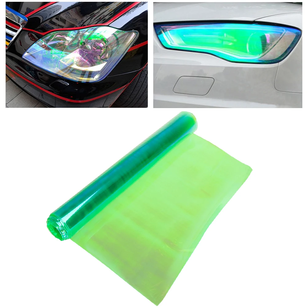 100x30 см Защитная пленка для автомобильных фар меняющая цвет виниловая