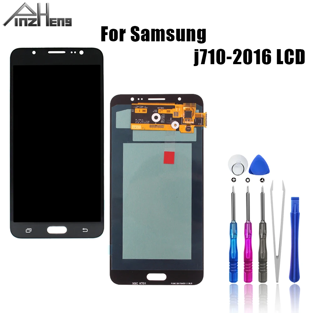 ЖК дисплей PINZHENG для Samsung Galaxy J7 2016 J710 J710FN J710F J710M J710Y J710G J710H с сенсорным экраном и