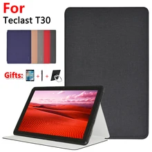 Stand Case for Teclast T30 T30Pro T30 Pro 10.1 Inch Tablet PC Silicone Soft Shell Protective Case Cover + Film Gfits