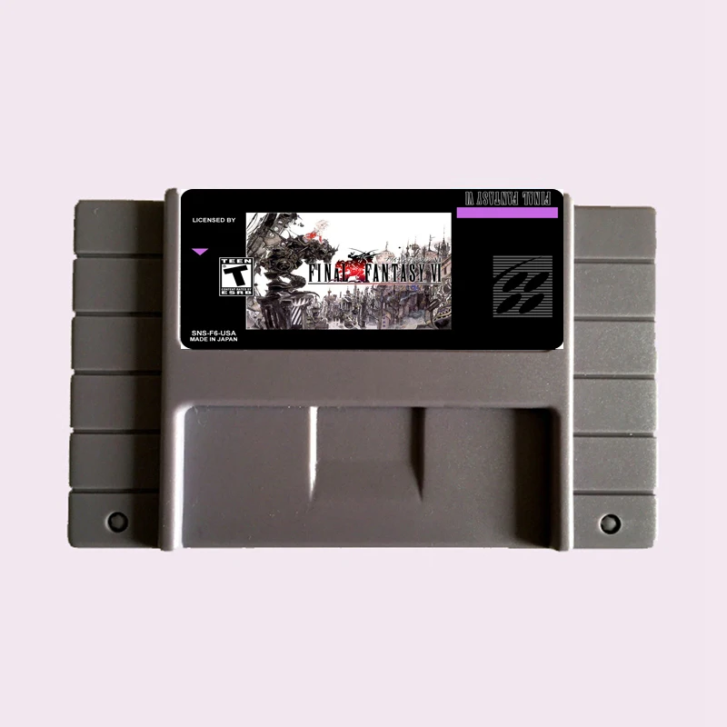 Save File Final Fantasy 6 NTSC 16 Big Gray Game Card For USA Version Player | Электроника