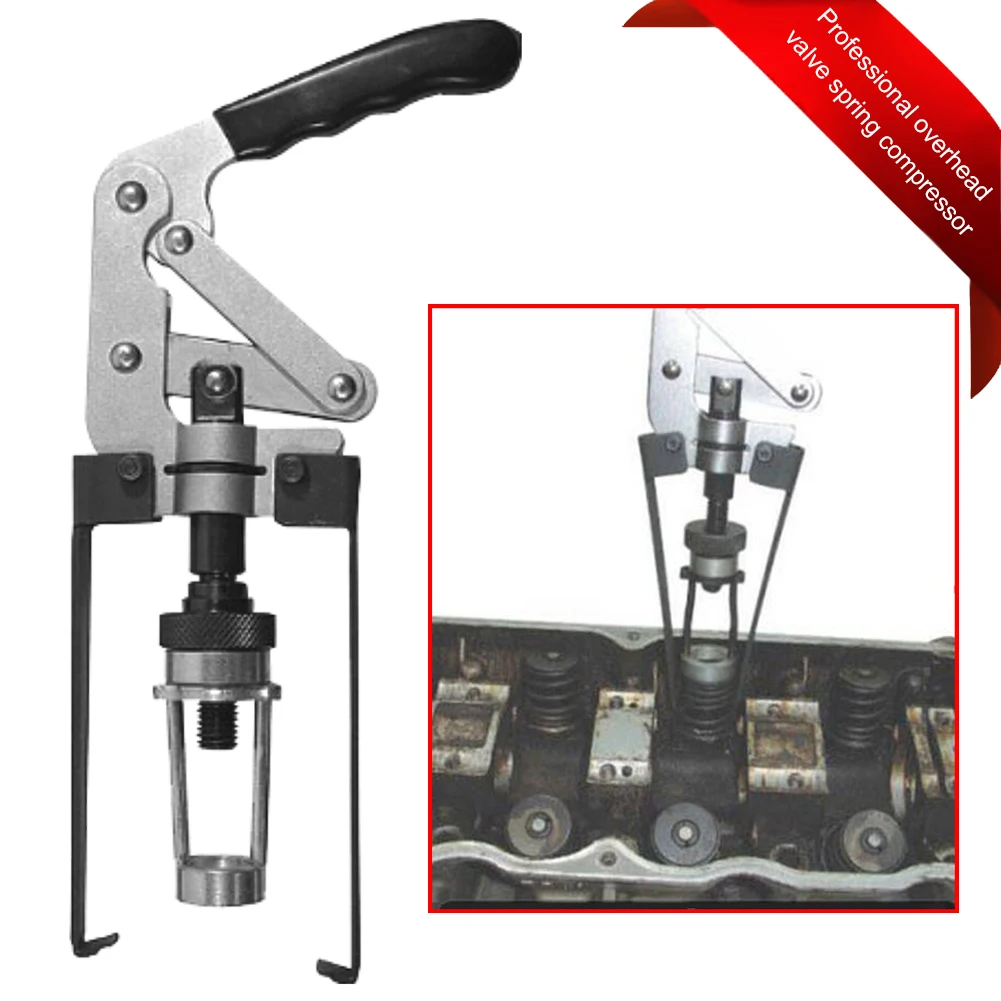 

Инструмент для снятия пружины мостового клапана для OHV OHC CHV уплотнитель двигателя запасной механизм пружинный компрессор