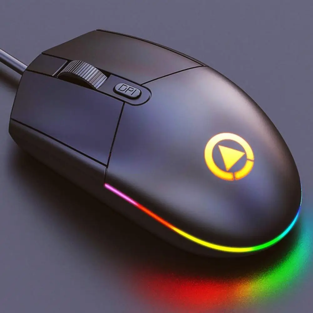 

4D USB Mouse Wired Gaming Mouse Optical Mice 1600 DPI Computer Mouse with LED backlit Compatible with Laptop PC Desktop Computer