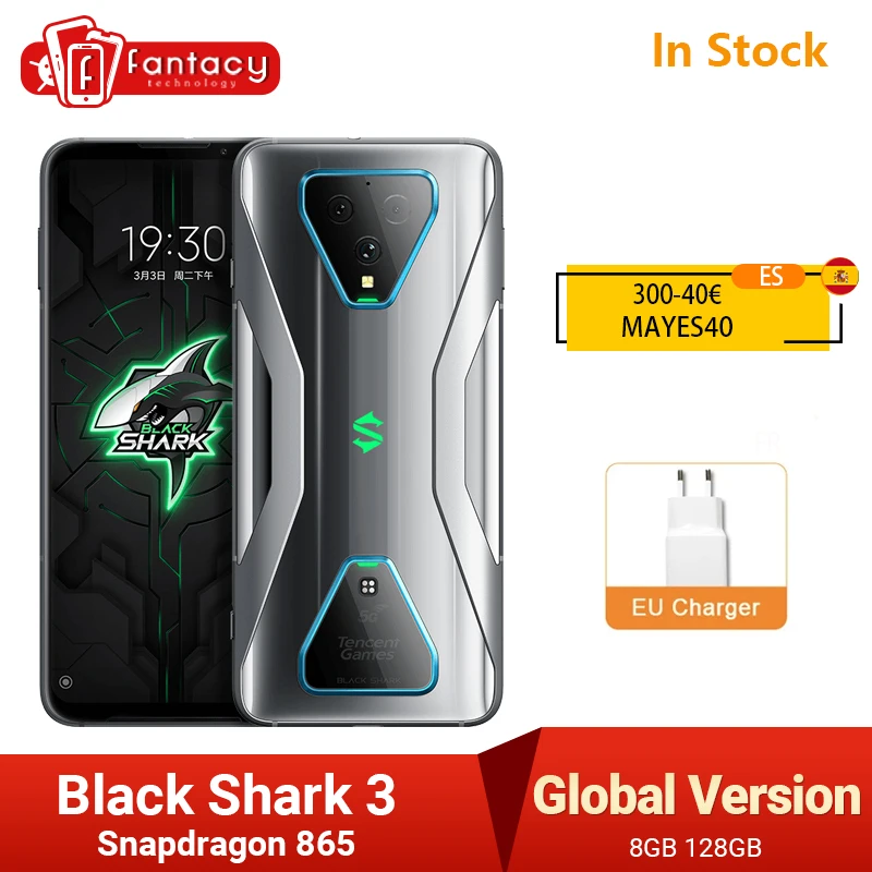 Глобальная Версия Black Shark 3 смартфон с восьмиядерным процессором Snapdragon 865 ОЗУ 8 ГБ