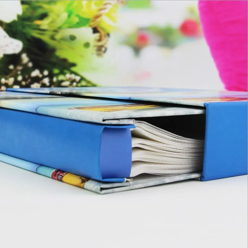 

5 Inch 300 Sheets Boxed Photo Album Insert Type 50 Sheets Inner Page Paper Album 3R Screw Binding Pocket Wedding Album
