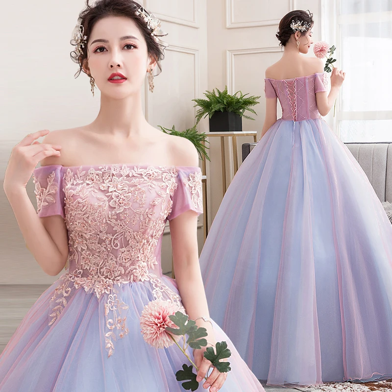 Роскошное бальное платье Quinceanera винтажное с открытыми плечами для выпускного