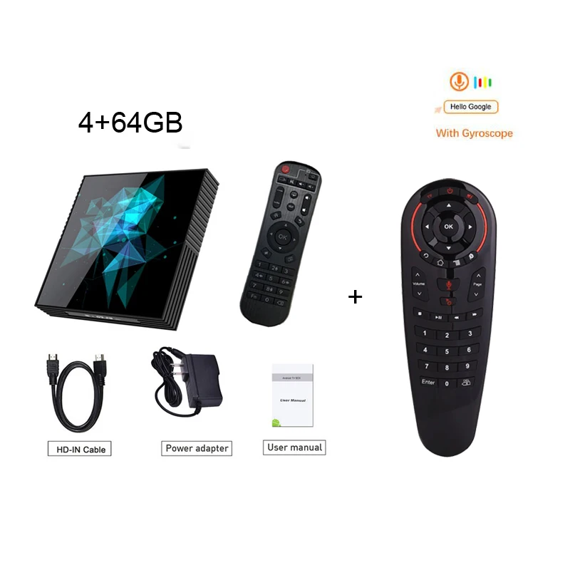 4GB 64GB g30 Смарт-бокс Android 9,0 Tv Box A95X Z2 Rockchip 4G 32GB 64GB Android box bluetooth 2,4/5,0G WiFi Google Play Android Tv box - Цвет: 4GB 64GB g30