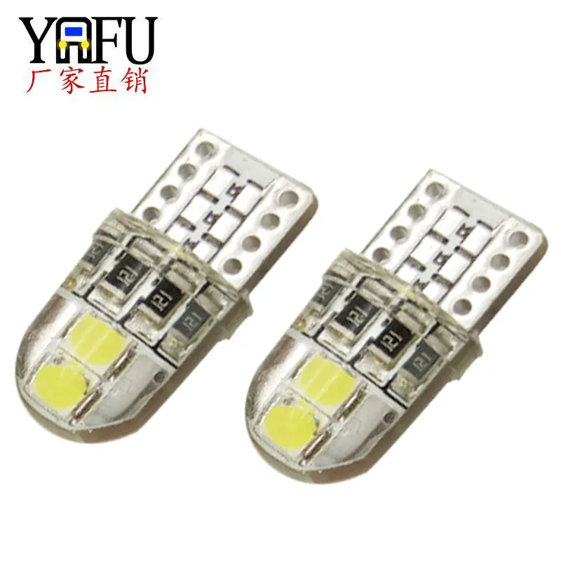 

Прямая продажа от производителя, яркая хрустальная лампа без полюса, широкая лампа, T10 индикатор, светодиодный ная автомобильная лампа 3030, л...